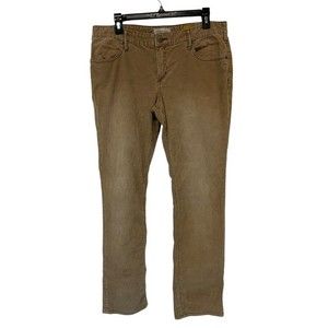 Pilcro and the letterpress | Anthropologie Vintage Slim Brown Corduroy Pants 31